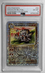 V1137: 2002: GRAVELER-REV.FOIL: 44/110: LEGENDARY COLLECTION: PSA 6: EX-MT: 87502308